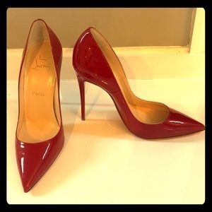Never Worn Christian Louboutin 120 Patent Pumps